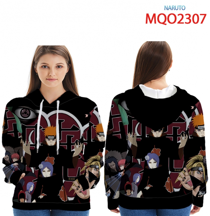 Naruto Full Color Patch pocket Sweatshirt Hoodie  from XXS to 4XL MQO-2307