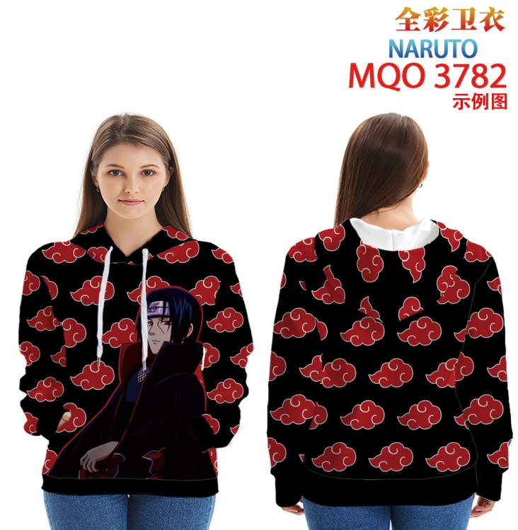 Naruto Full Color Patch pocket Sweatshirt Hoodie  from XXS to 4XL MQO 3782