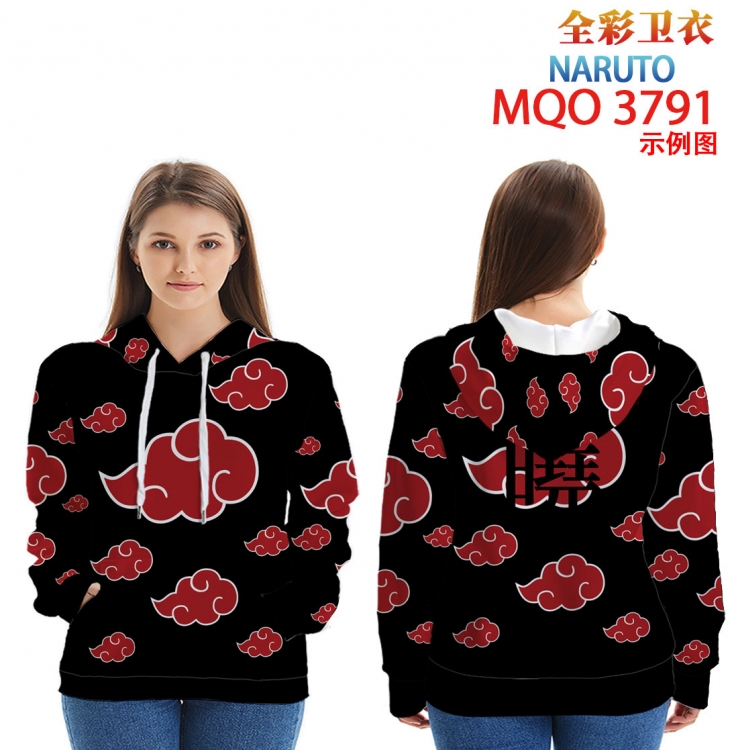 Naruto Full Color Patch pocket Sweatshirt Hoodie  from XXS to 4XL MQO 3791