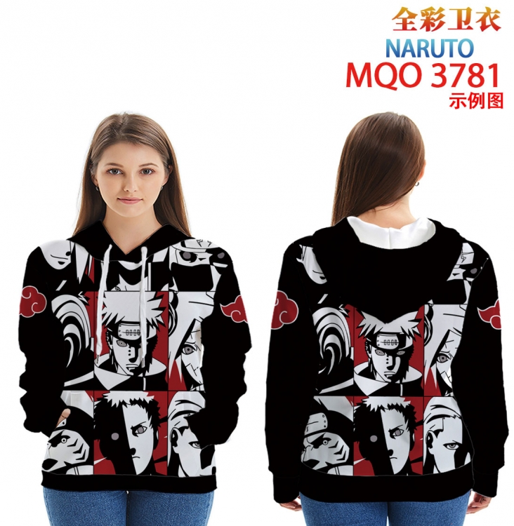 Naruto Full Color Patch pocket Sweatshirt Hoodie  from XXS to 4XL MQO 3781