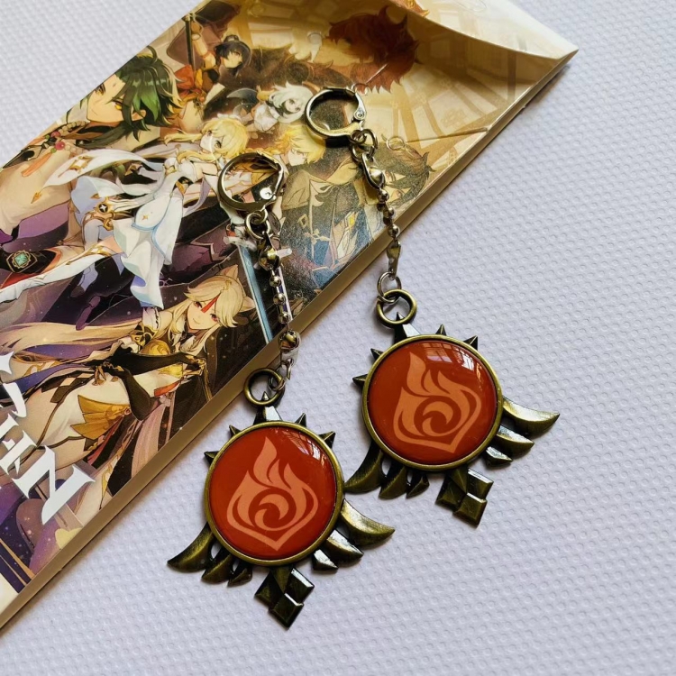 Genshin Impact Anime peripheral earrings pendant jewelry  825