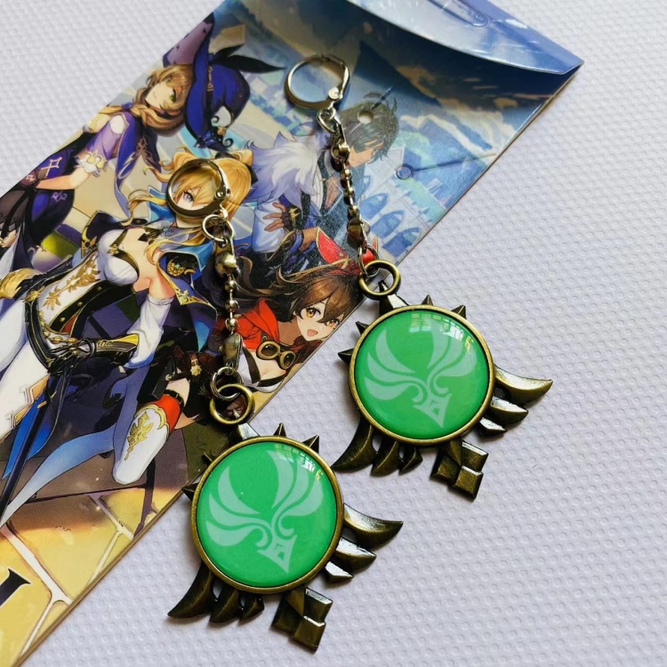 Genshin Impact Anime peripheral earrings pendant jewelry 834