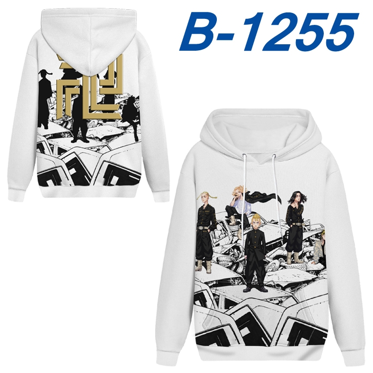 Tokyo Revengers Anime padded pullover sweater hooded top from S to 4XL B-1255