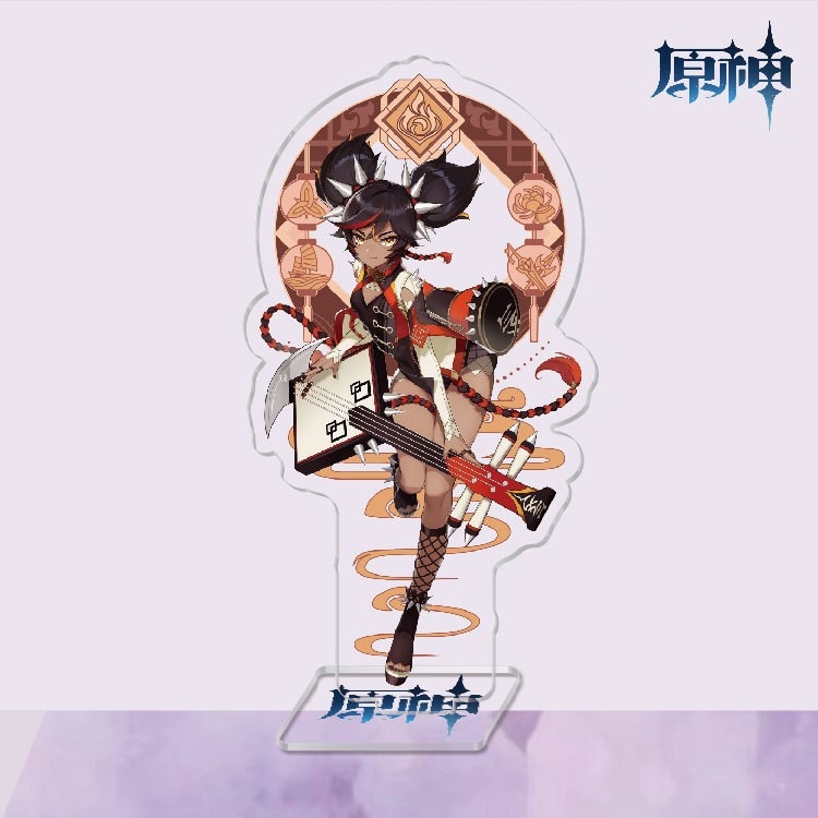 Genshin Impact Anime characters acrylic Standing Plates Keychain 15CM 51491