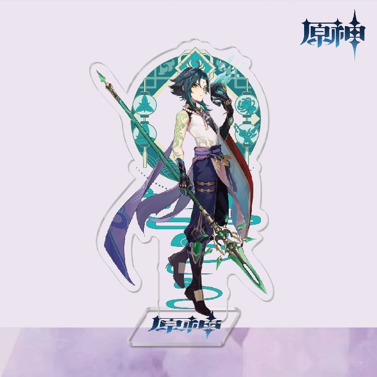Genshin Impact Anime characters acrylic Standing Plates Keychain 15CM 51401