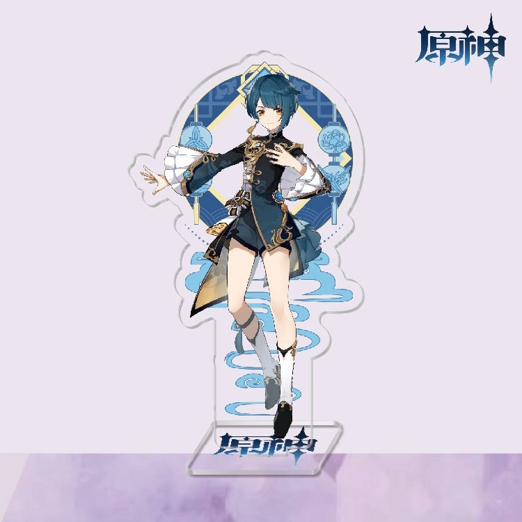 Genshin Impact Anime characters acrylic Standing Plates Keychain 15CM 51497