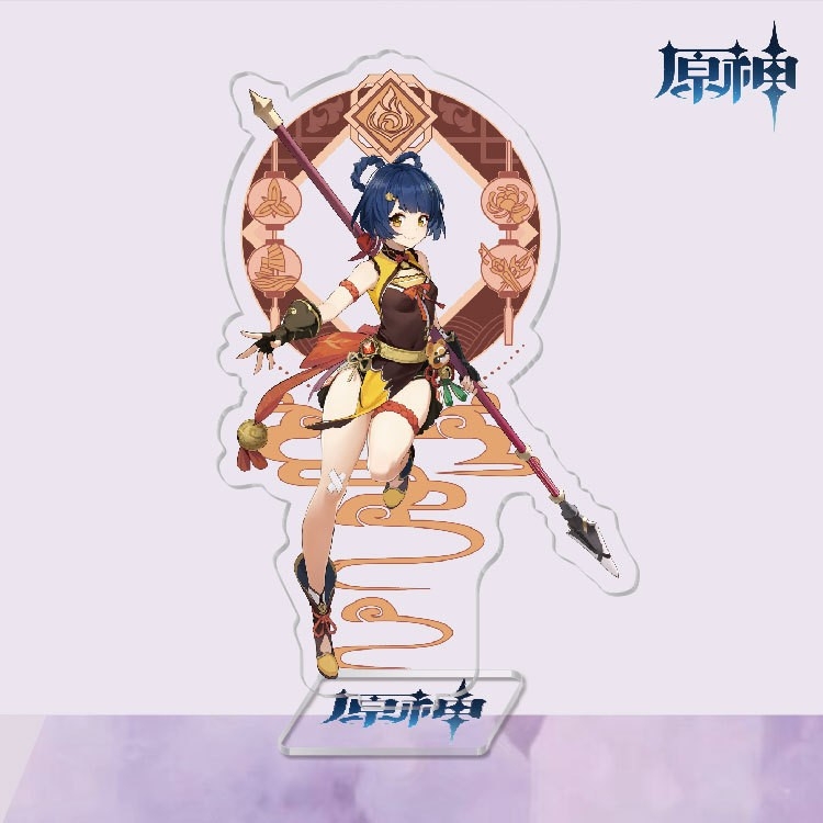 Genshin Impact Anime characters acrylic Standing Plates Keychain 15CM 51409