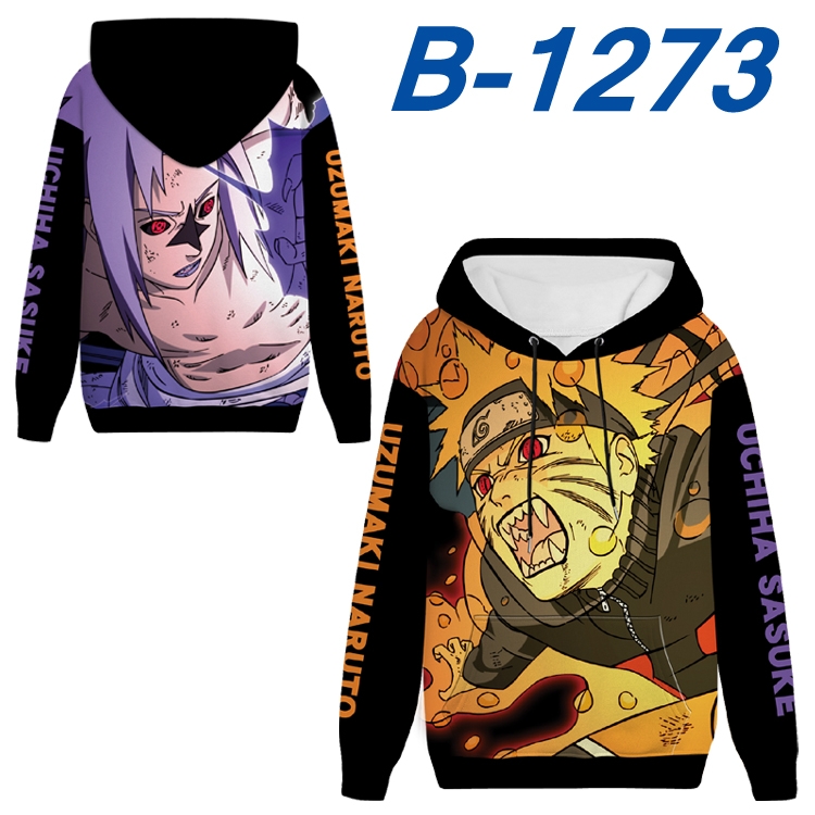 Naruto Anime padded pullover sweater hooded top from S to 4XL B-1273