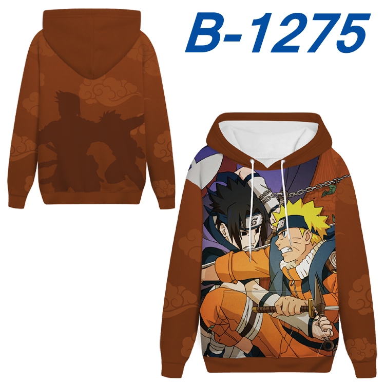 Naruto Anime padded pullover sweater hooded top from S to 4XL B-1275