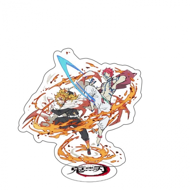Demon Slayer Kimets Anime characters acrylic Standing Plates Keychain 15CM 51506