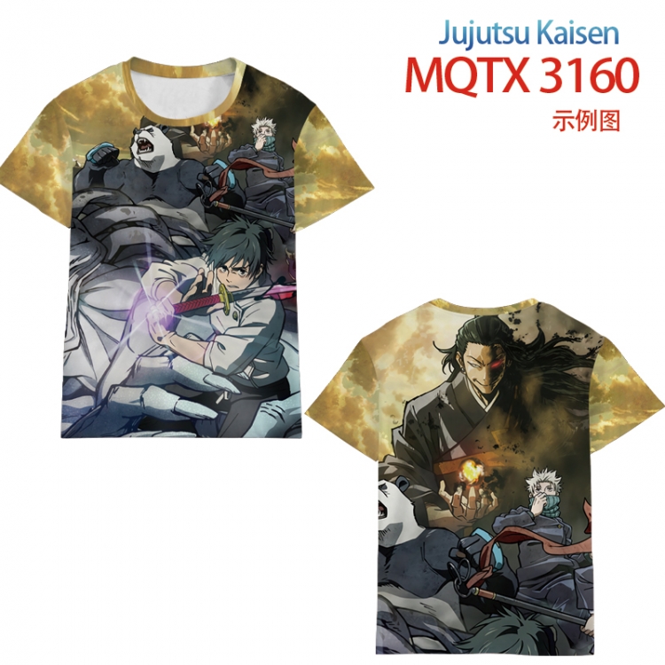 Jujutsu Kaisen  full color printed short-sleeved T-shirt from 2XS to 5XL  MQTX 3160