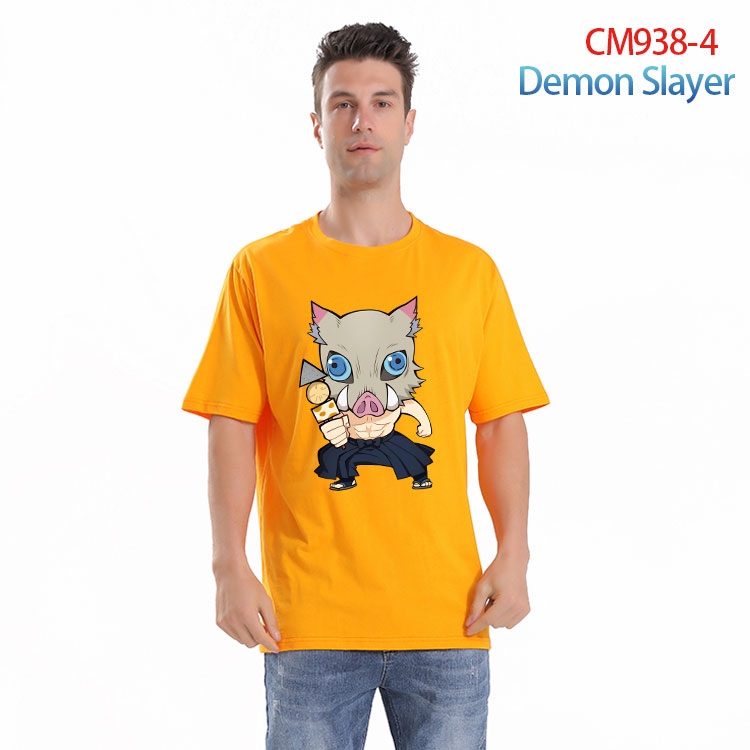 Demon Slayer Kimets Printed short-sleeved cotton T-shirt from S to 4XL  CM 938 4