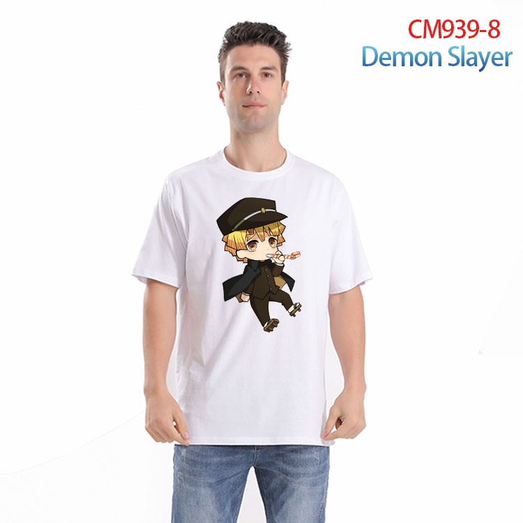 Demon Slayer Kimets Printed short-sleeved cotton T-shirt from S to 4XL CM 939 8