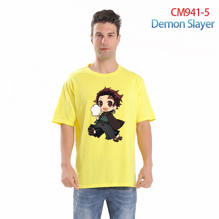Demon Slayer Kimets Printed short-sleeved cotton T-shirt from S to 4XL CM 941 5