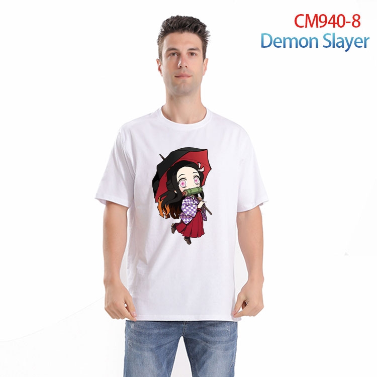 Demon Slayer Kimets Printed short-sleeved cotton T-shirt from S to 4XL CM 940 8