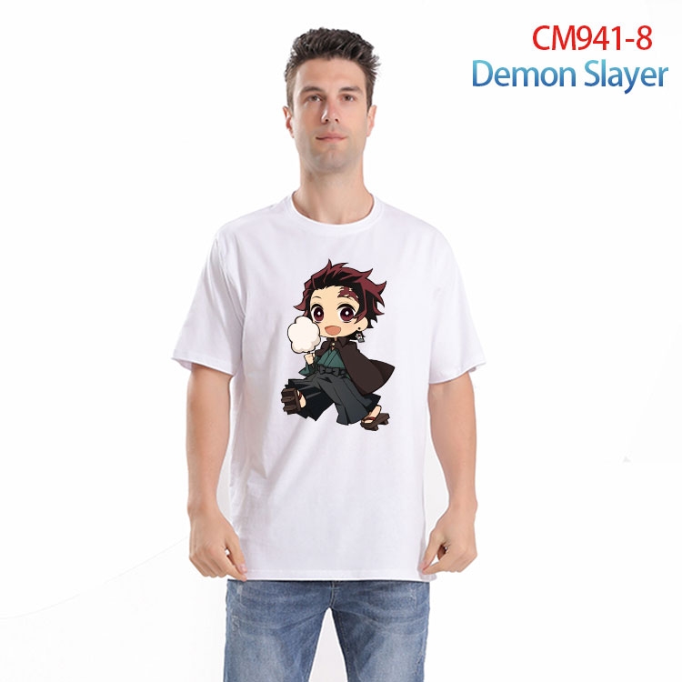 Demon Slayer Kimets Printed short-sleeved cotton T-shirt from S to 4XL CM 941 8