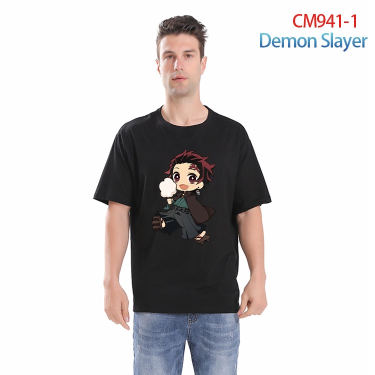 Demon Slayer Kimets Printed short-sleeved cotton T-shirt from S to 4XL  CM 941 1