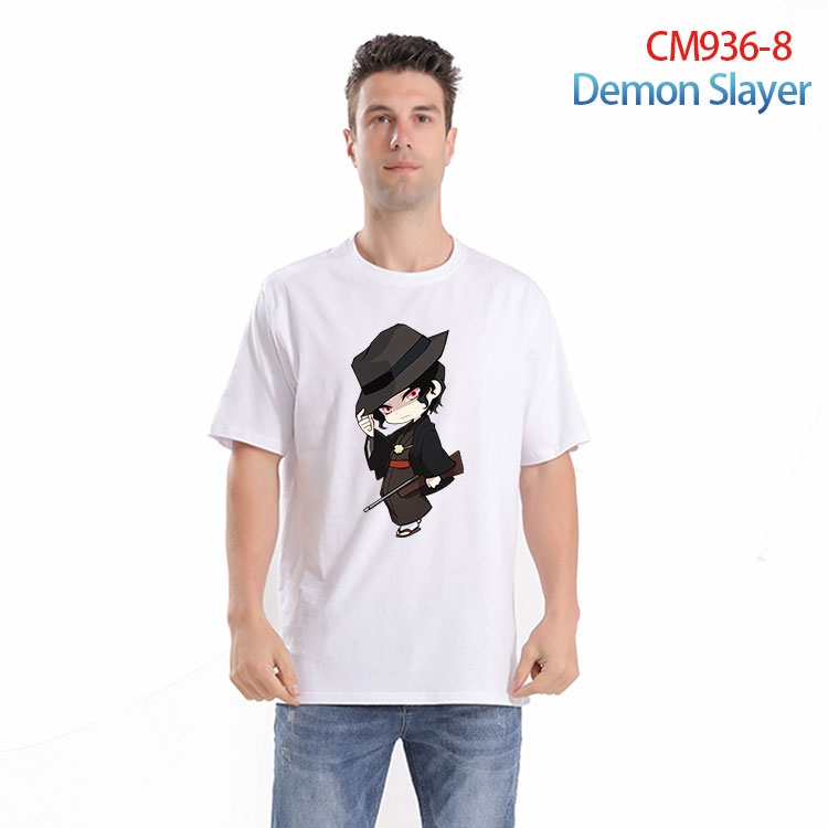 Demon Slayer Kimets Printed short-sleeved cotton T-shirt from S to 4XL CM 936 8