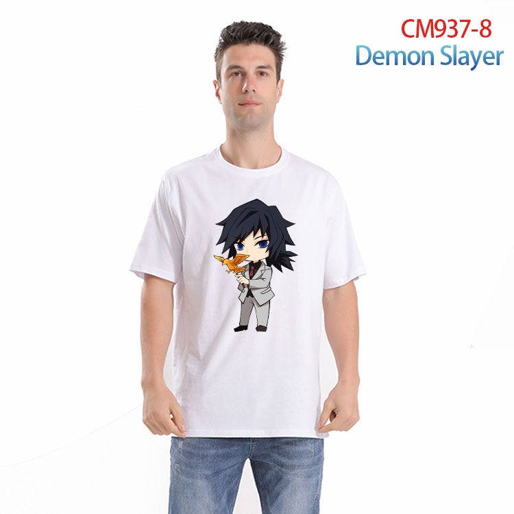 Demon Slayer Kimets Printed short-sleeved cotton T-shirt from S to 4XL CM 937 8