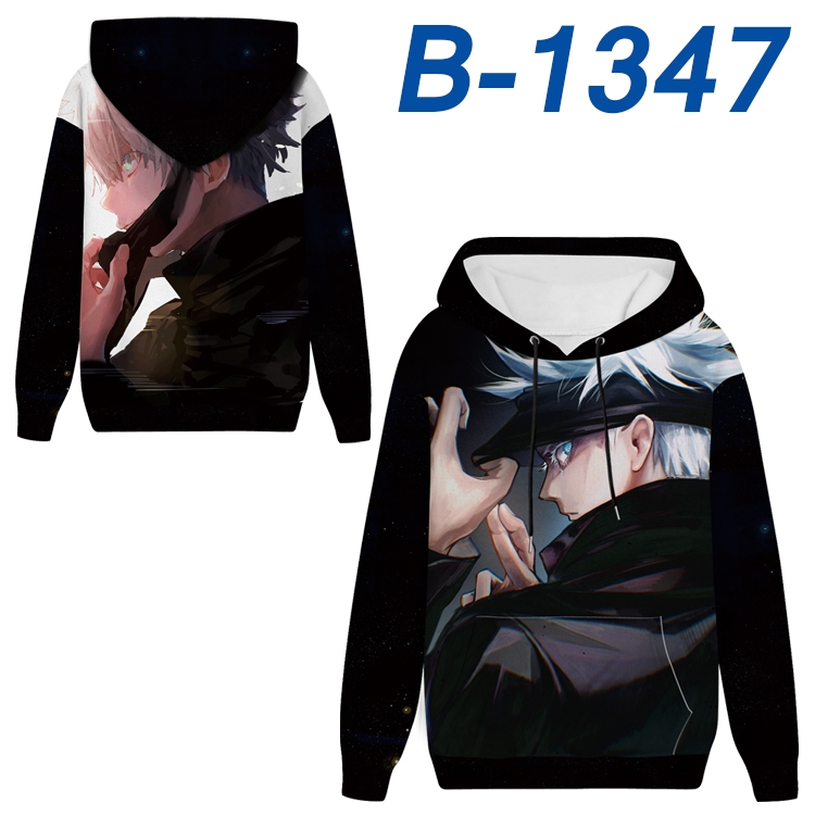 Jujutsu Kaisen  Anime padded pullover sweater hooded top from S to 4XL B-1347