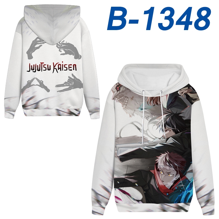 Jujutsu Kaisen  Anime padded pullover sweater hooded top from S to 4XL B-1348