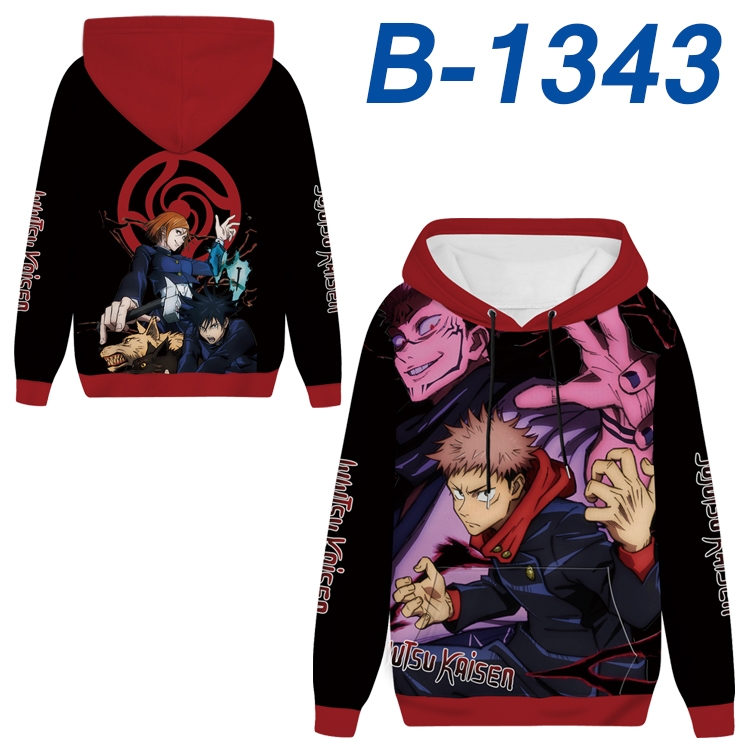 Jujutsu Kaisen  Anime padded pullover sweater hooded top from S to 4XL B-1343