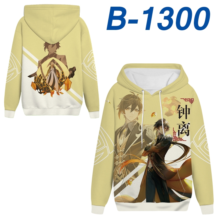 Genshin Impact Anime padded pullover sweater hooded top from S to 4XL B-1300