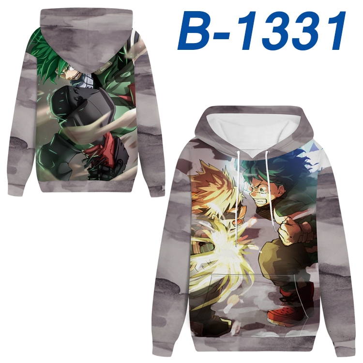 My Hero Academia  Anime padded pullover sweater hooded top from S to 4XL B-1331