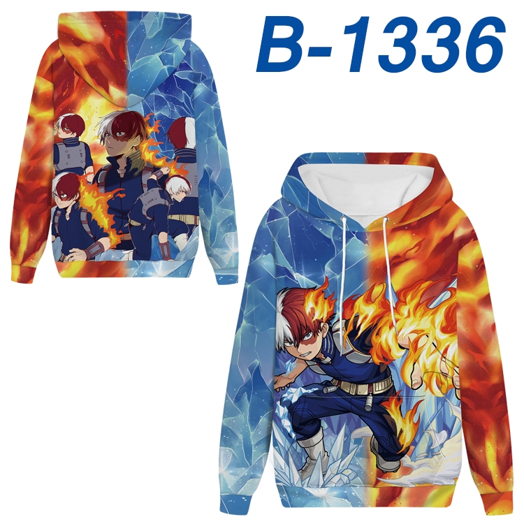 My Hero Academia  Anime padded pullover sweater hooded top from S to 4XL B-1336