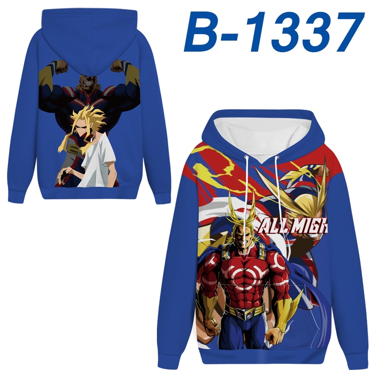 My Hero Academia  Anime padded pullover sweater hooded top from S to 4XL  B-1337