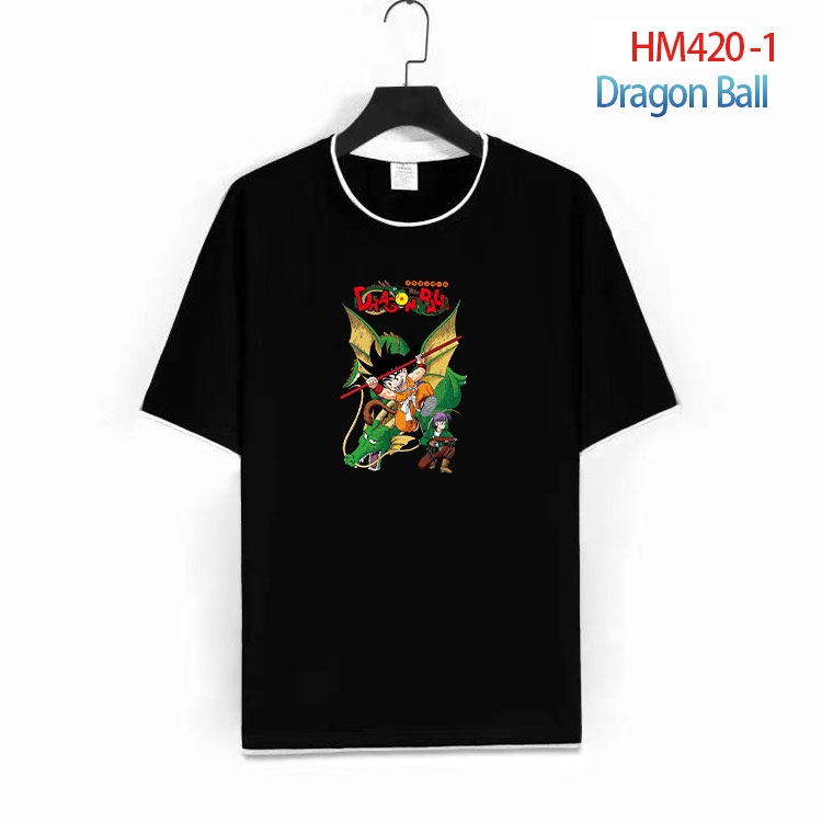 DRAGON BALL Cotton round neck fake two short-sleeved T-shirts from S to 4XL HM-420-1