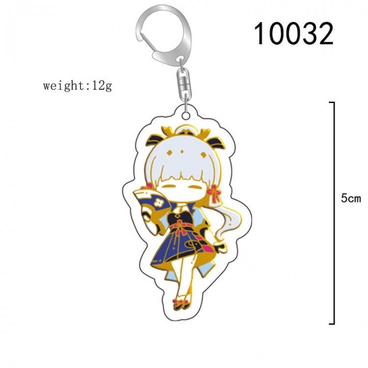 Genshin Impact Anime acrylic Key Chain  price for 5 pcs 10032