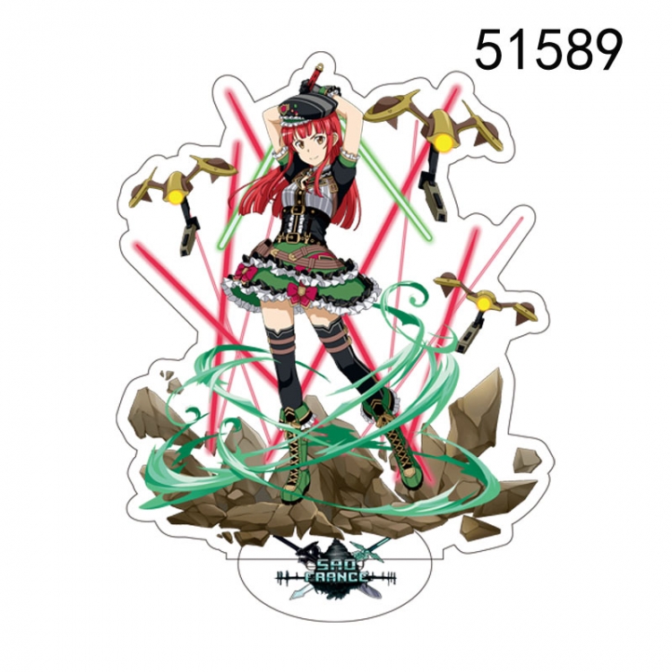 Sword Art Online Anime characters acrylic Standing Plates Keychain 15CM 51589