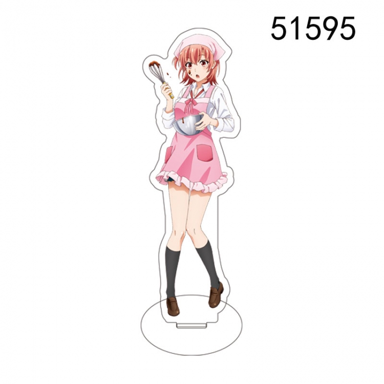 My youth romance story really has a problem Anime characters acrylic Standing Plates Keychain 15CM 51595