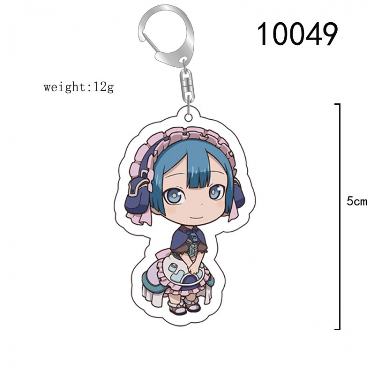 From the abyss Anime acrylic Key Chain  price for 5 pcs 10049