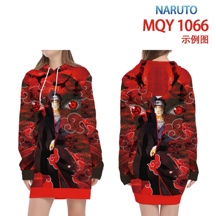 Naruto Full color printed hooded long sweater from XS to 4XL MQY-1066