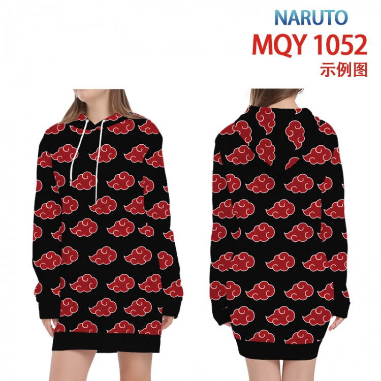 Naruto Full color printed hooded long sweater from XS to 4XL MQY-1052
