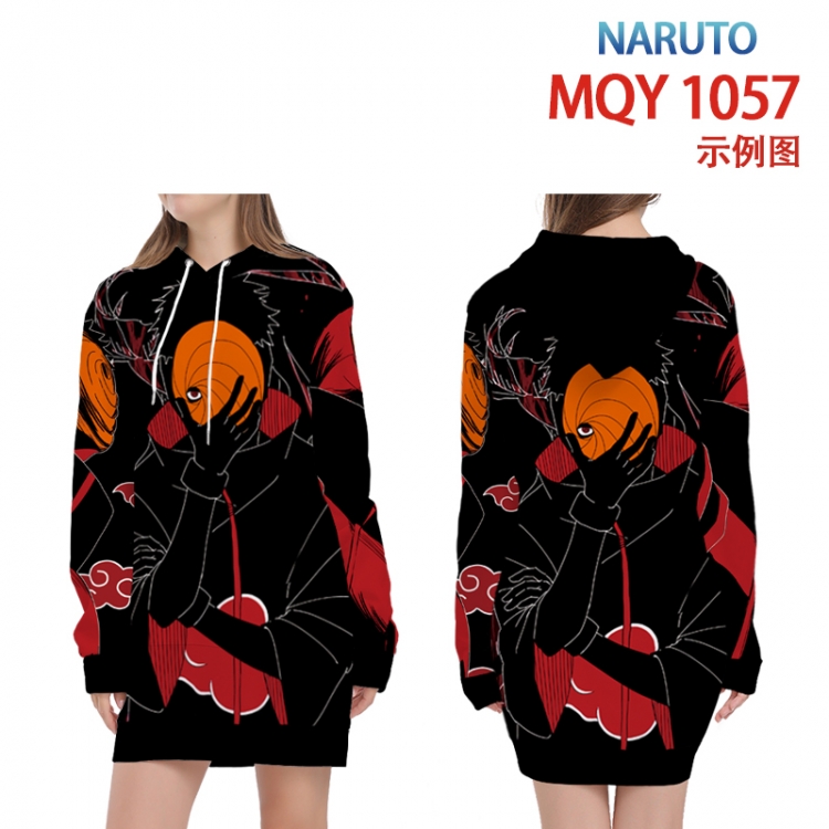 Naruto Full color printed hooded long sweater from XS to 4XL MQY-1057