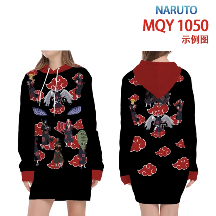 Naruto Full color printed hooded long sweater from XS to 4XL MQY-1050