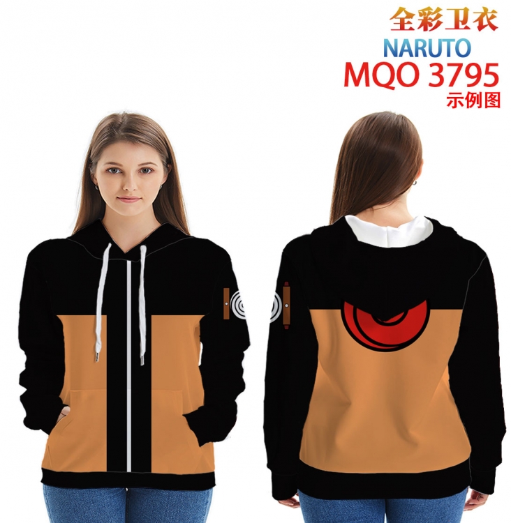 Naruto Full Color Patch pocket Sweatshirt Hoodie  from XXS to 4XL  MQO 3795