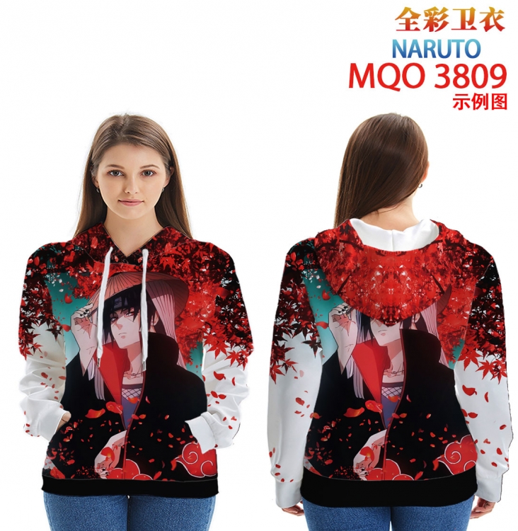 Naruto Full Color Patch pocket Sweatshirt Hoodie  from XXS to 4XL MQO 3809
