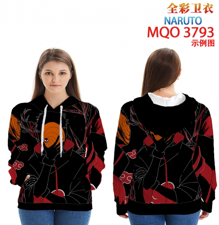 Naruto Full Color Patch pocket Sweatshirt Hoodie  from XXS to 4XL MQO 3793
