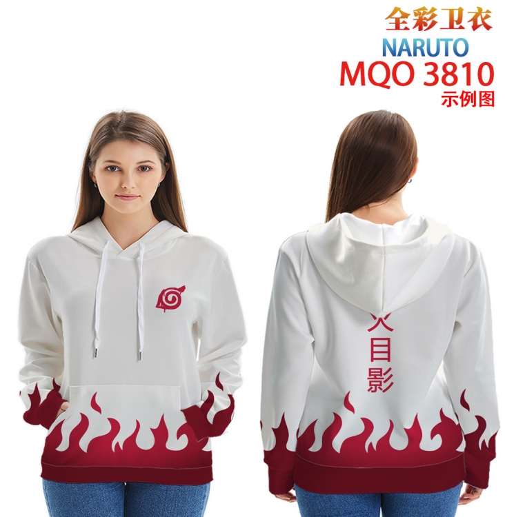 Naruto Full Color Patch pocket Sweatshirt Hoodie  from XXS to 4XL MQO 3810