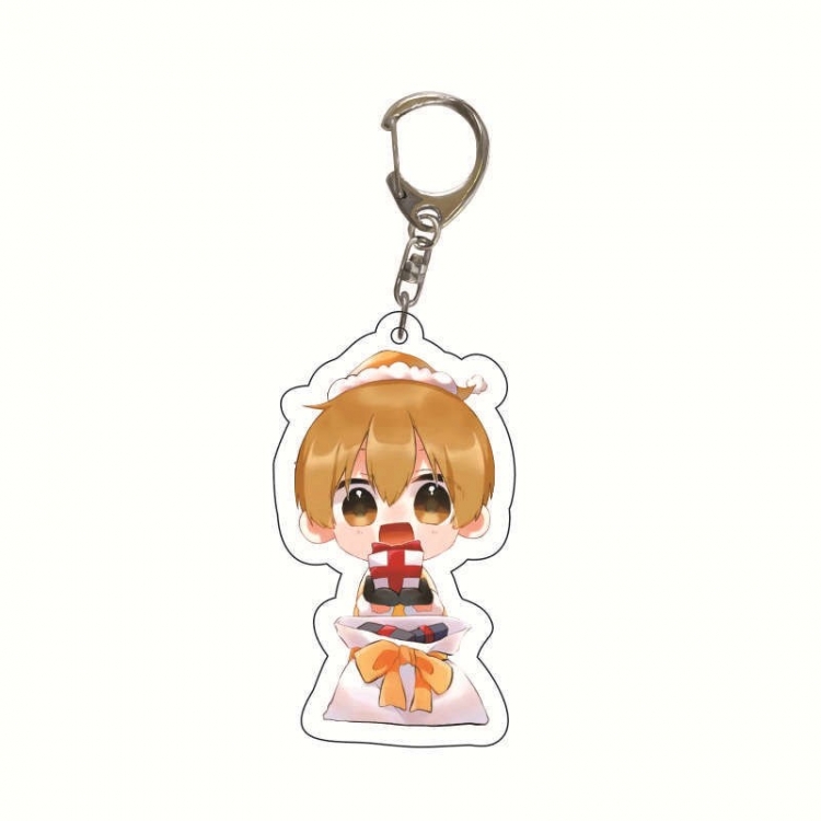 Strawberry Prince Anime acrylic Key Chain  price for 5 pcs 8071