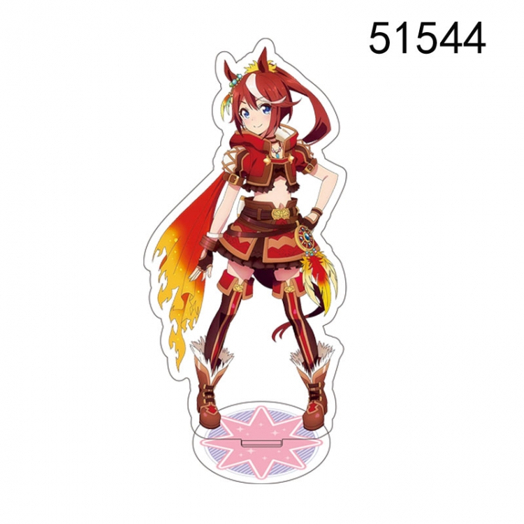 Pretty Derby  Anime characters acrylic Standing Plates Keychain 15CM 51544