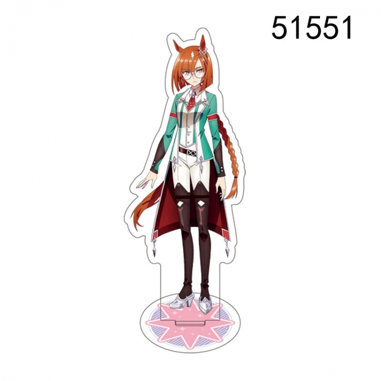 Pretty Derby  Anime characters acrylic Standing Plates Keychain 15CM 51551