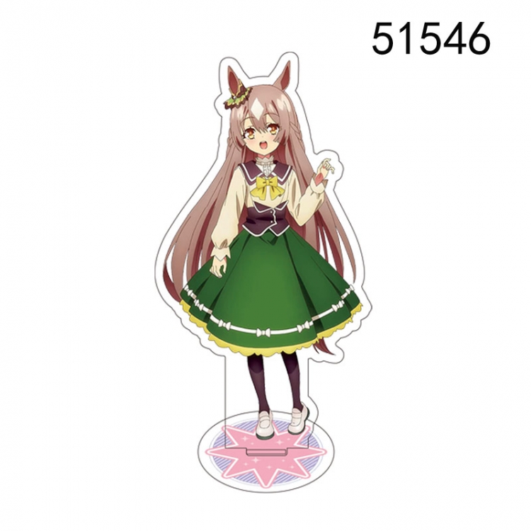 Pretty Derby  Anime characters acrylic Standing Plates Keychain 15CM 51546