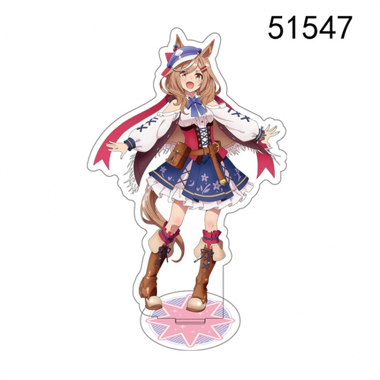 Pretty Derby  Anime characters acrylic Standing Plates Keychain 15CM 51547