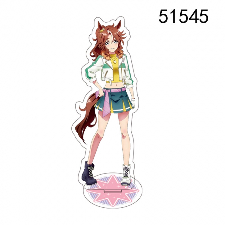 Pretty Derby  Anime characters acrylic Standing Plates Keychain 15CM 51545