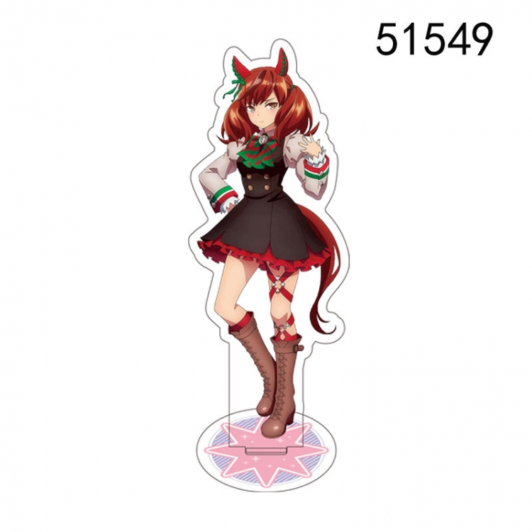 Pretty Derby  Anime characters acrylic Standing Plates Keychain 15CM 51549